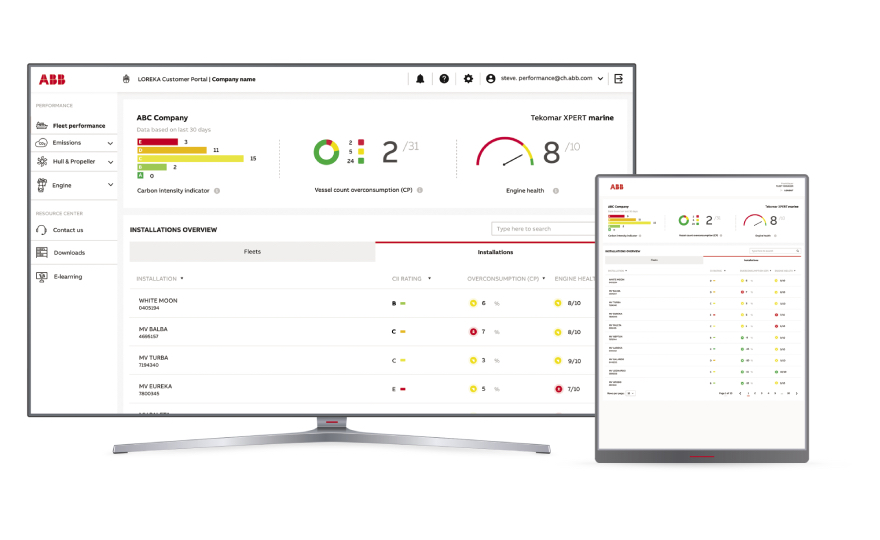 ABB Turbocharging launches digital suite to help ships cut fuel consumption by up to 20 percent